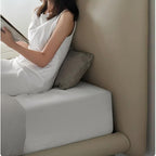 Lit en cuir Choco Swirl