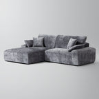 Le canapé d'angle jaune Empress