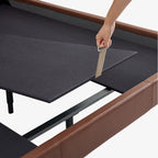 Lit en cuir Mocha Slice