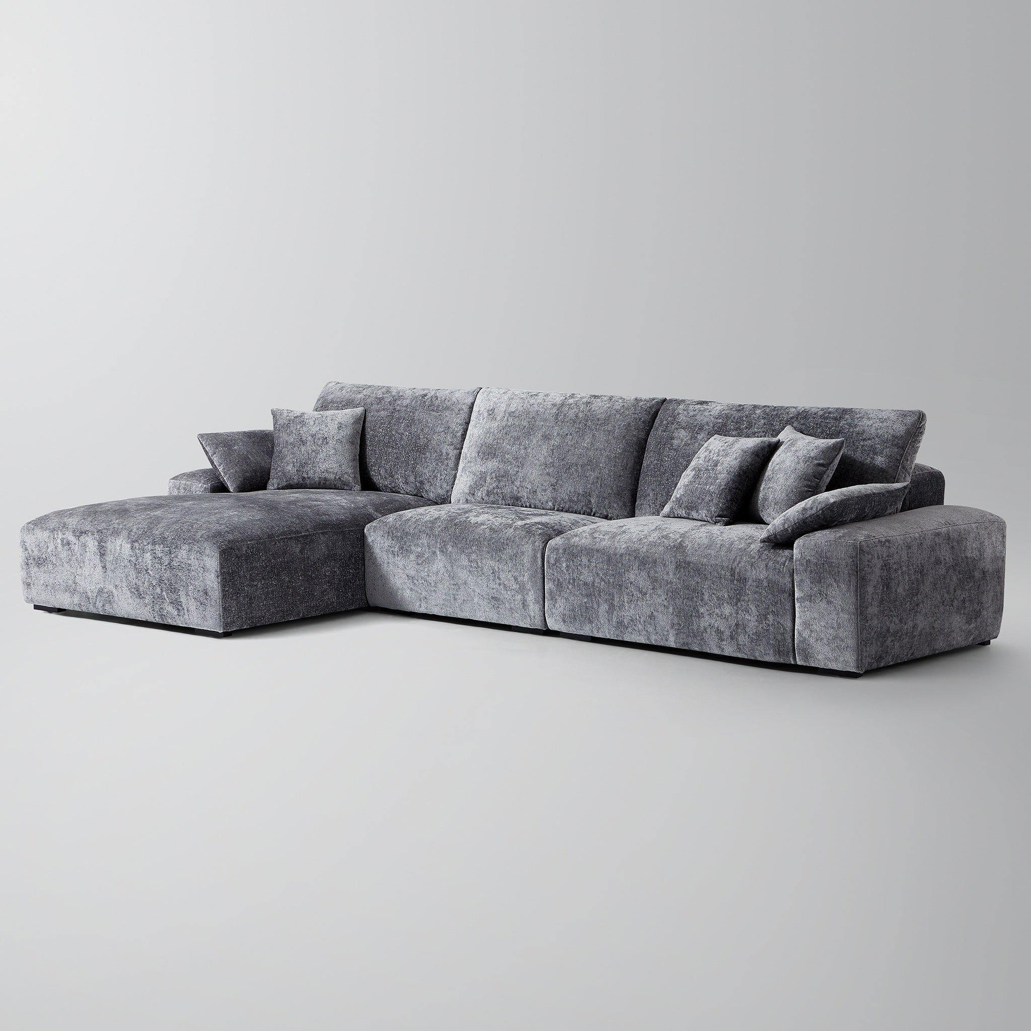 Le canapé d'angle beige Empress