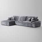 Le canapé d'angle jaune Empress