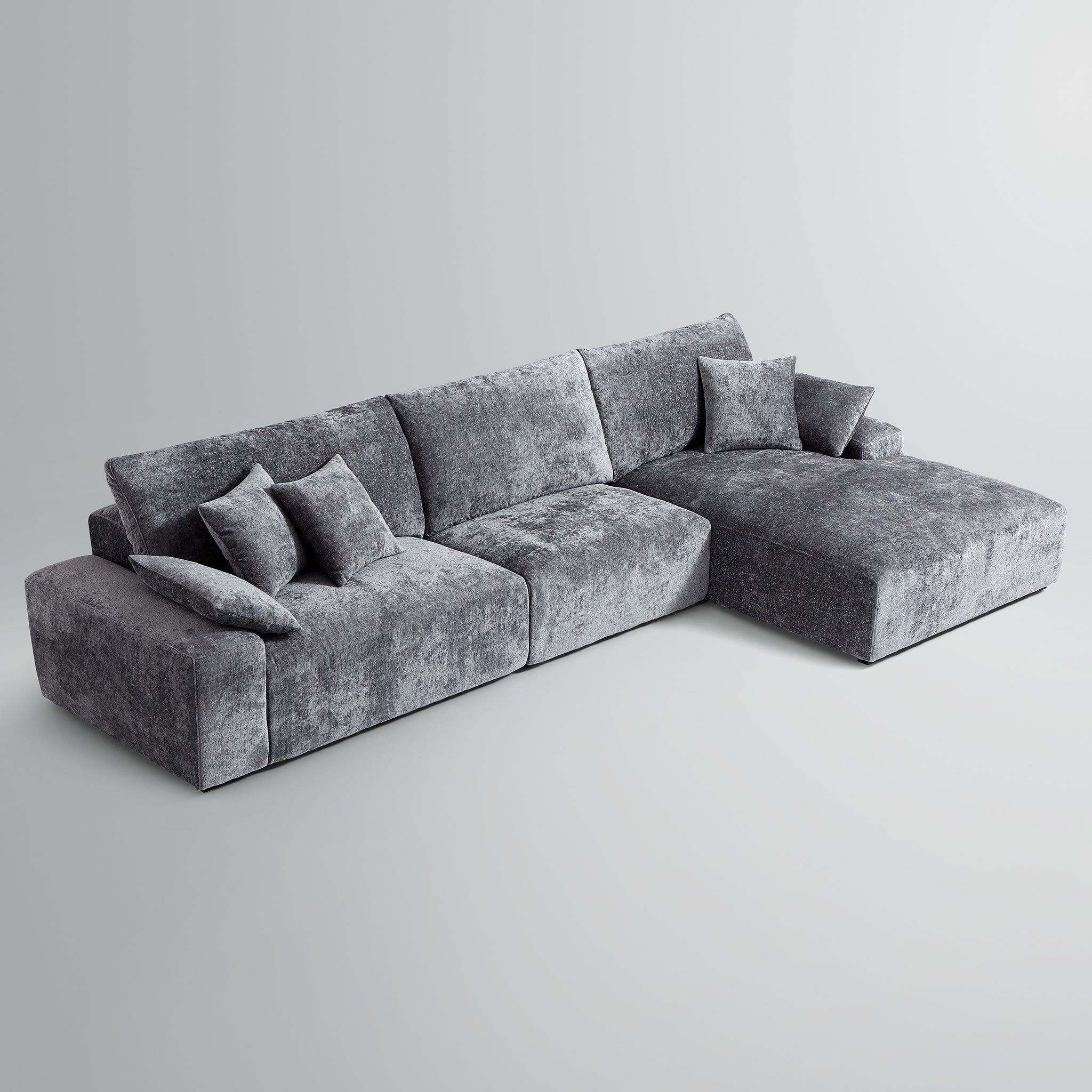 Le canapé d'angle beige Empress