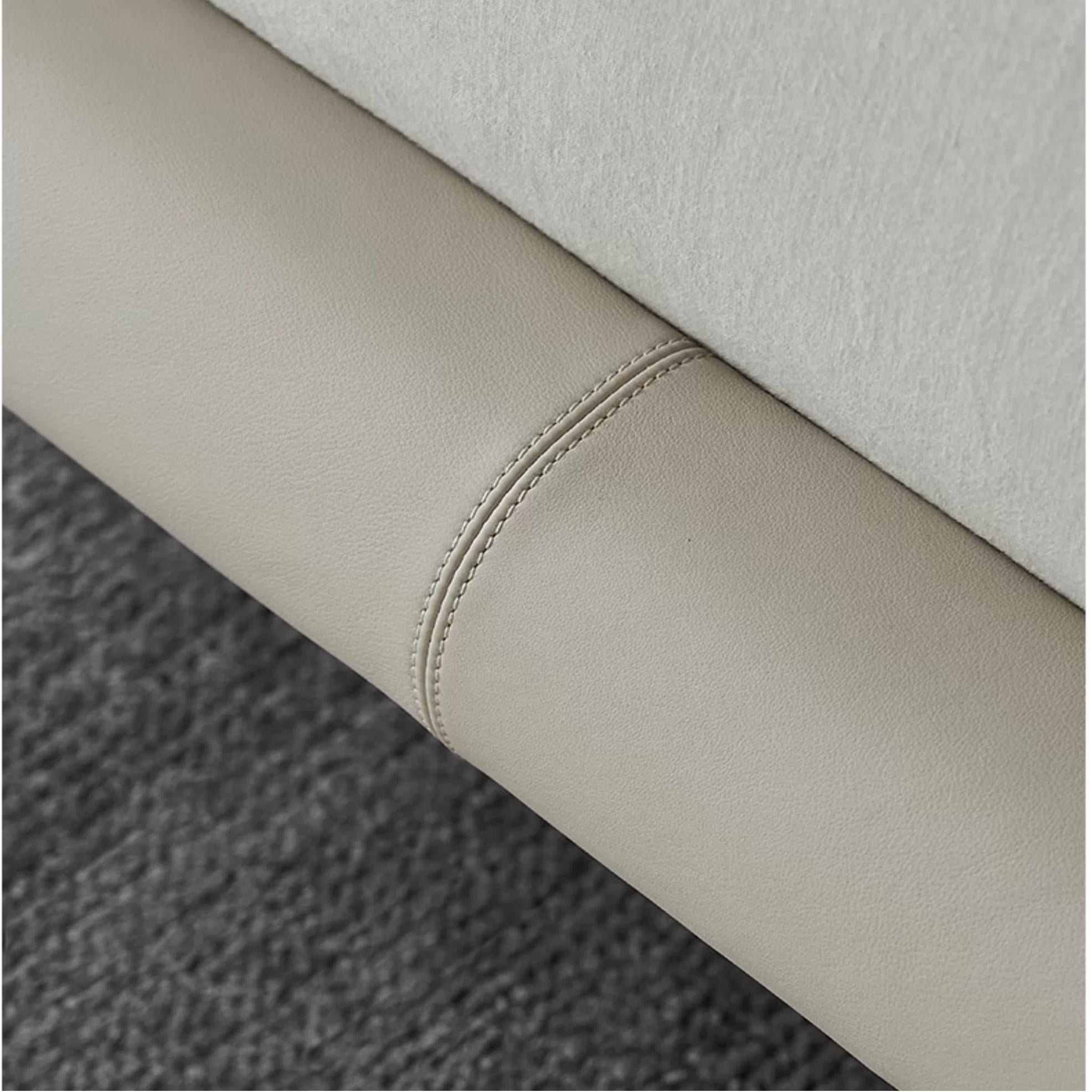 Lit en cuir Choco Swirl