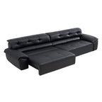 Canapé-lit en cuir Ridhay