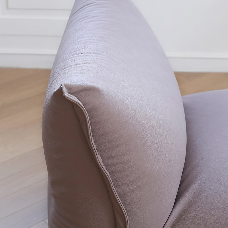 Fauteuil poire et chaise longue minimaliste Teddy sans accoudoirs