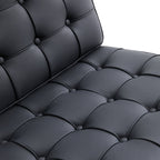 Fauteuil de salon en cuir Barcelona