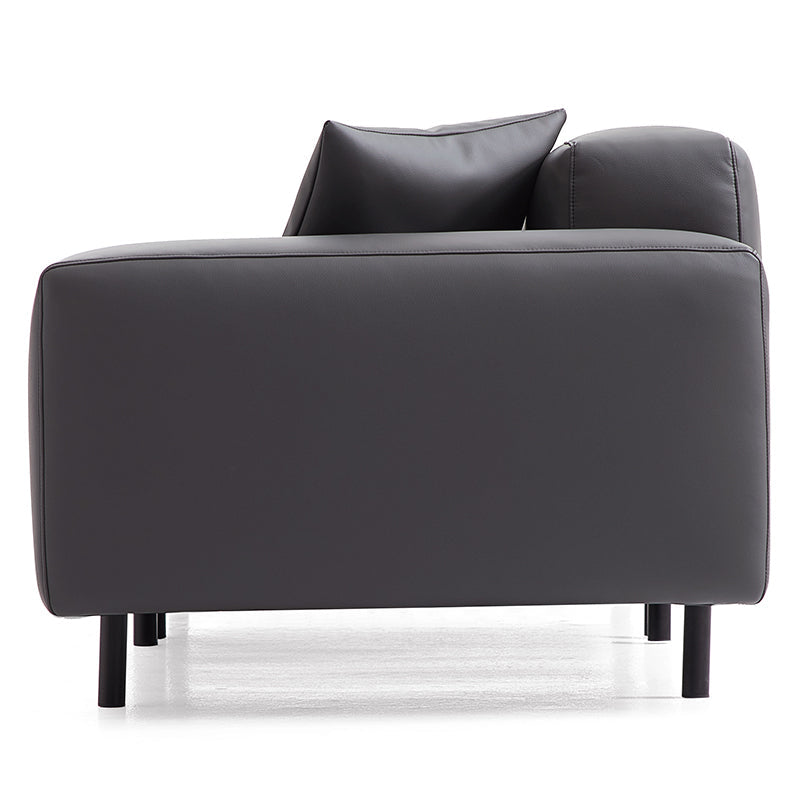 Canapé en cuir beige noble