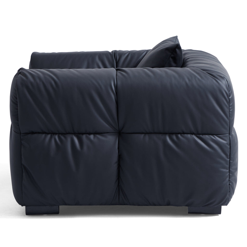 Fauteuil Boba en cuir noir