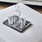 Canapé d'angle en tissu gris moderne Bel