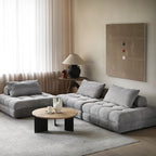 Canapé sectionnel modulaire blanc Block