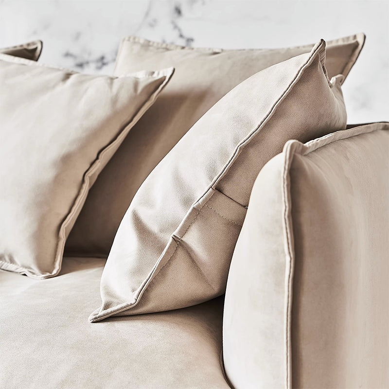 Canapé 3 places en velours kaki Filippo