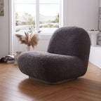 Fauteuil d'appoint gris Puff