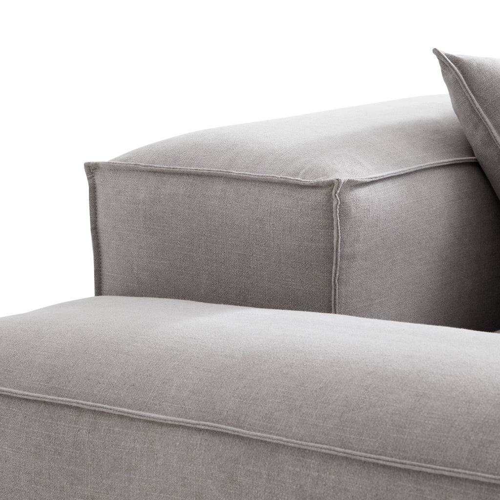 Canapé modulable Freedom beige avec pouf