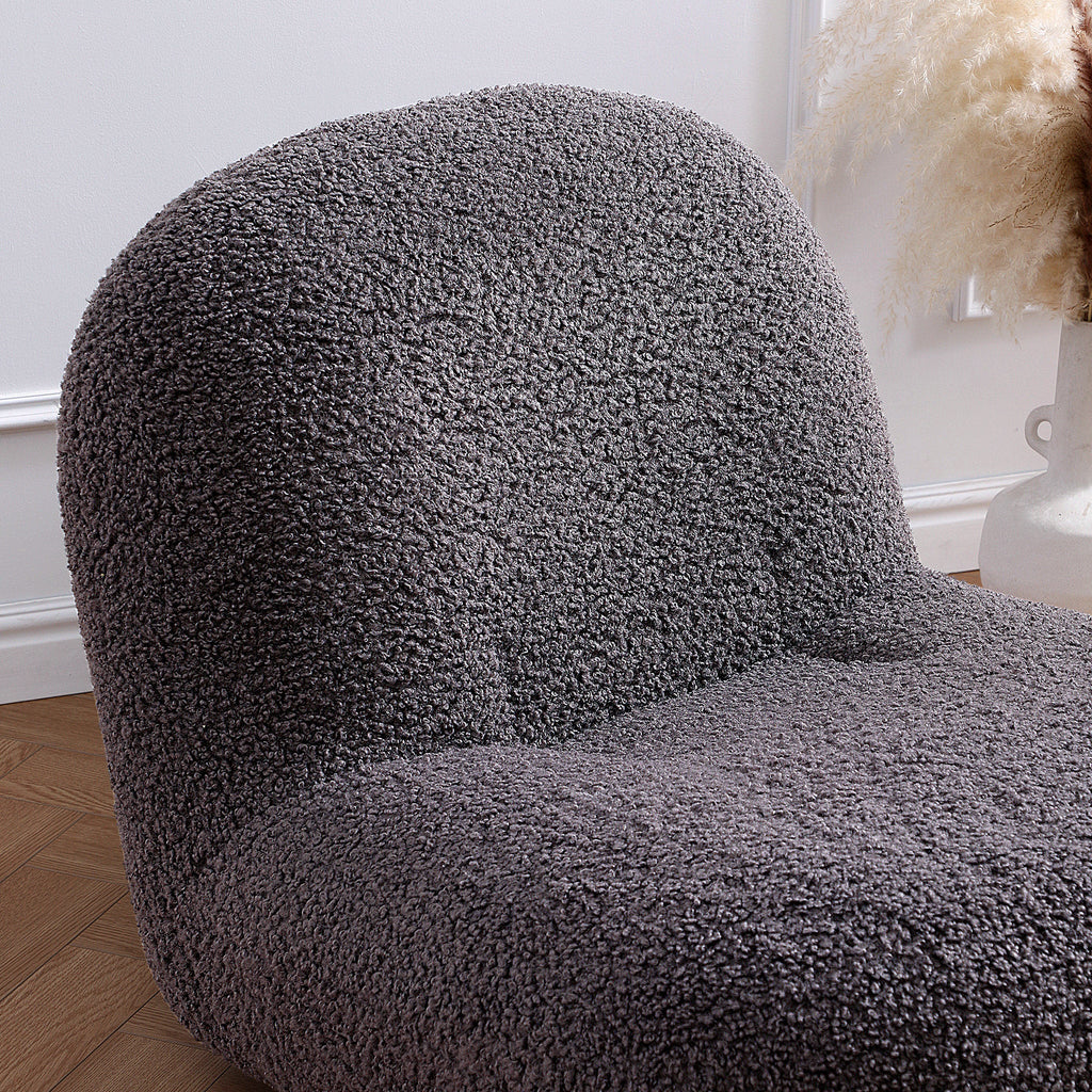 Fauteuil d'appoint gris Puff
