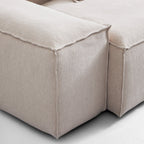 Canapé sectionnel en U gris Freedom Modular