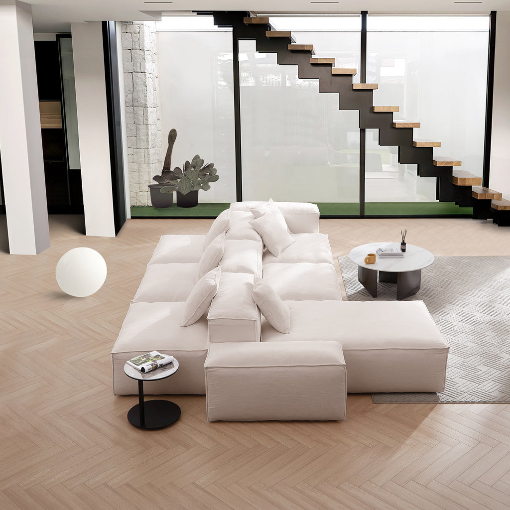 Canapé sectionnel double face Freedom Modular Kaki