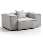 Fauteuil d'appoint modulaire gris Freedom