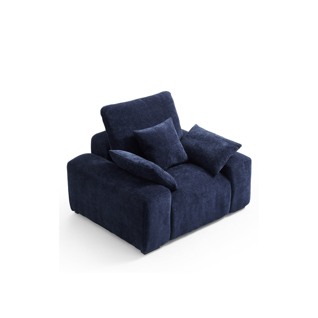 Le fauteuil bleu marine Empress