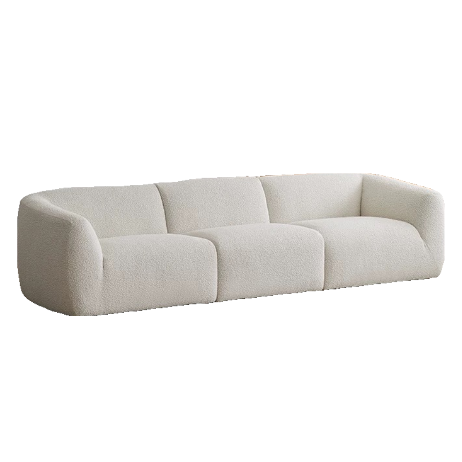 Canapé Boucle Crème Snuggle Cloud