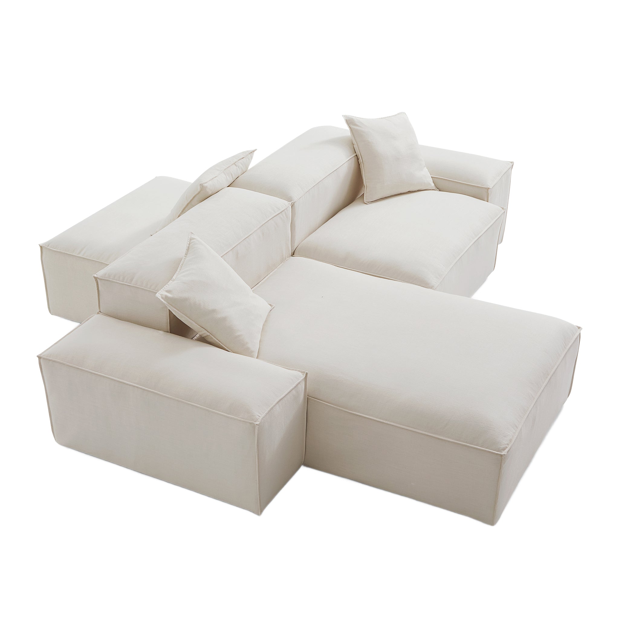 Canapé sectionnel double face Freedom Modular Beige