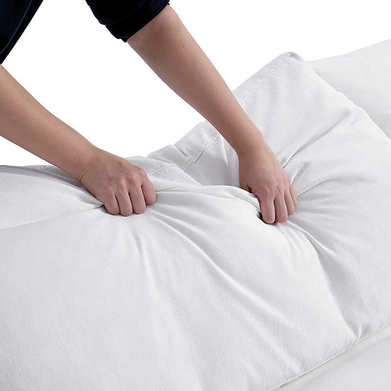 Canapé sectionnel blanc en forme de U Tender Wabi-Sabi