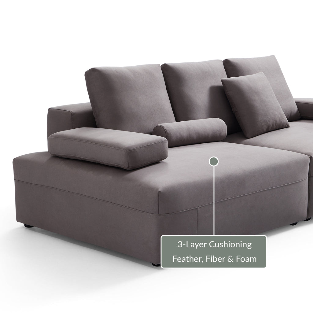 Composition Canapé Wabi-Sabi Gris