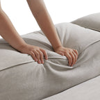 Canapé sectionnel modulaire beige Freedom