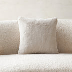 Coussin en fausse fourrure de luxe Belton