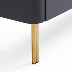 Meuble TV Noble Doré