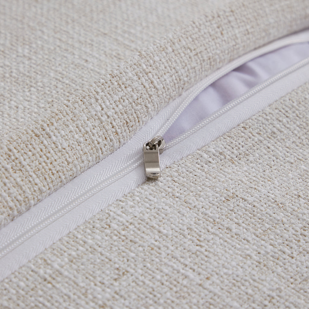 Canapé en tissu Serrat Beige Performance