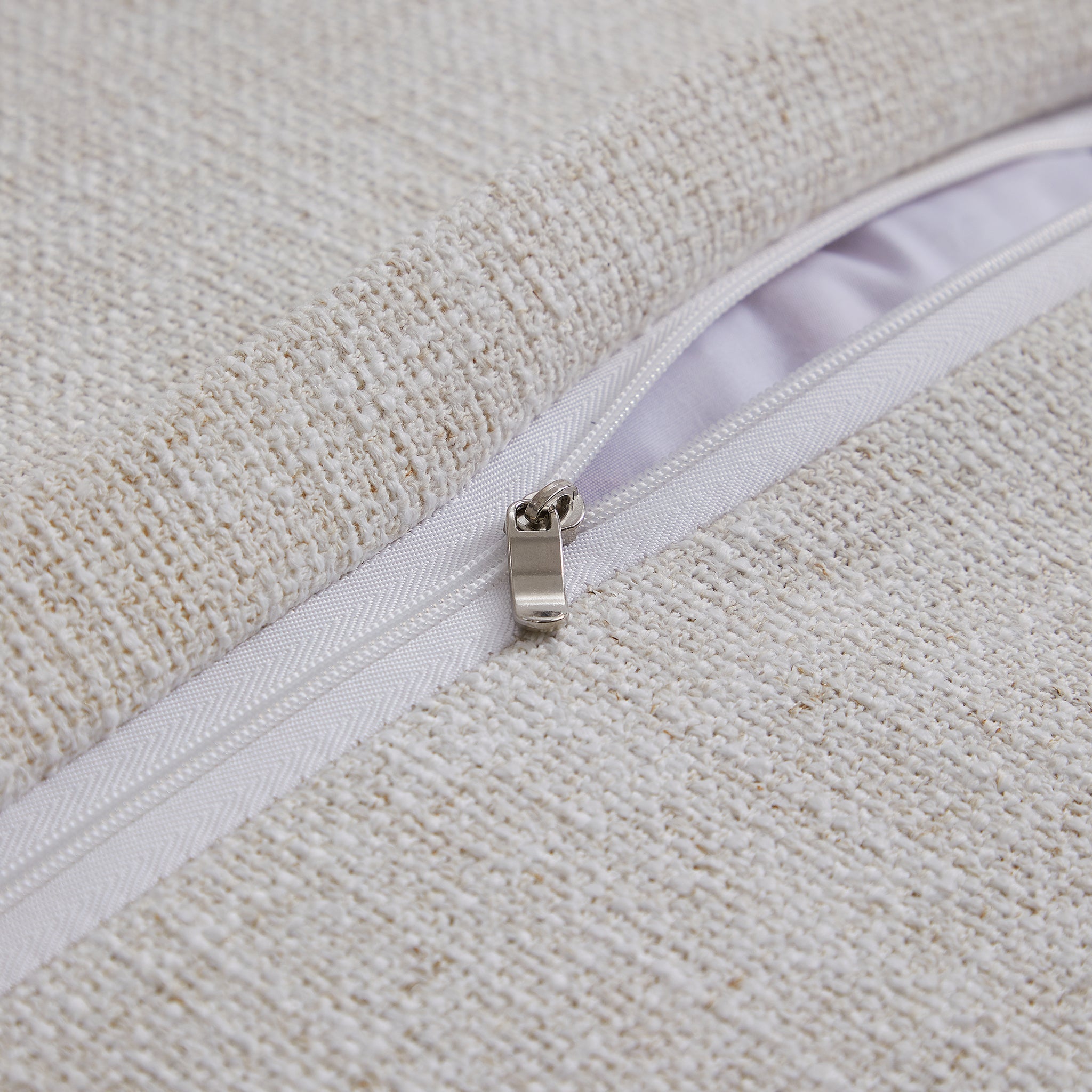 Canapé en tissu Serrat Beige Performance