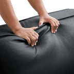 Ensemble de canapés modulaires en cuir beige Domus