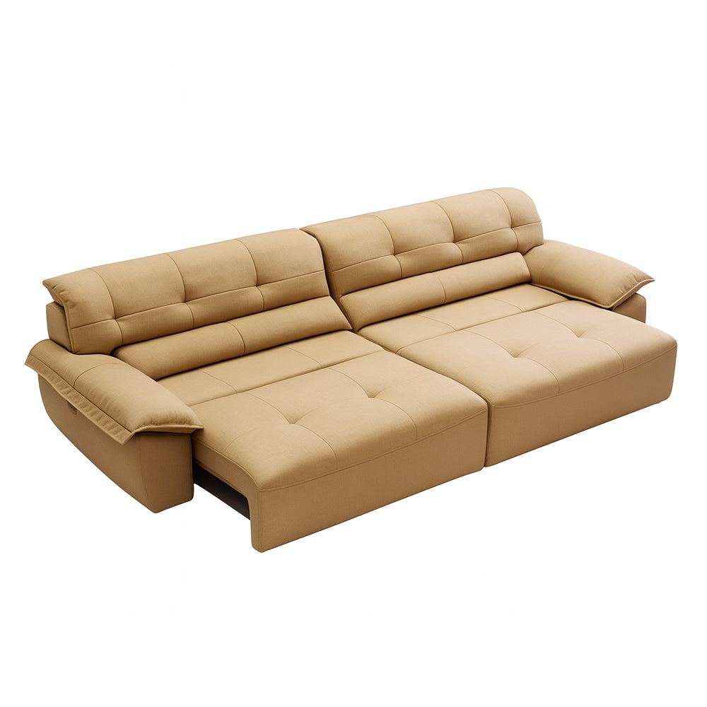 Canapé-lit en cuir Ridhay