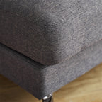 Canapé modulable courbé bicolore Peanut