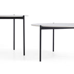 Ensemble de tables basses en pierre frittée Milan