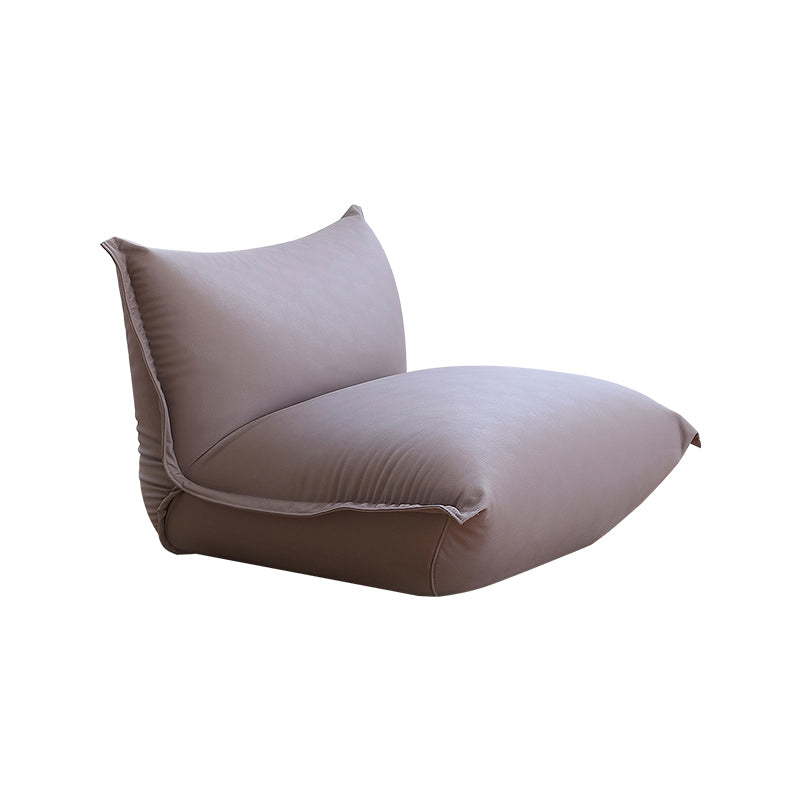 Fauteuil poire et chaise longue minimaliste Teddy sans accoudoirs