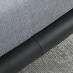 Lit en cuir Choco Swirl