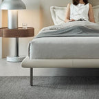 Lit en cuir Choco Swirl