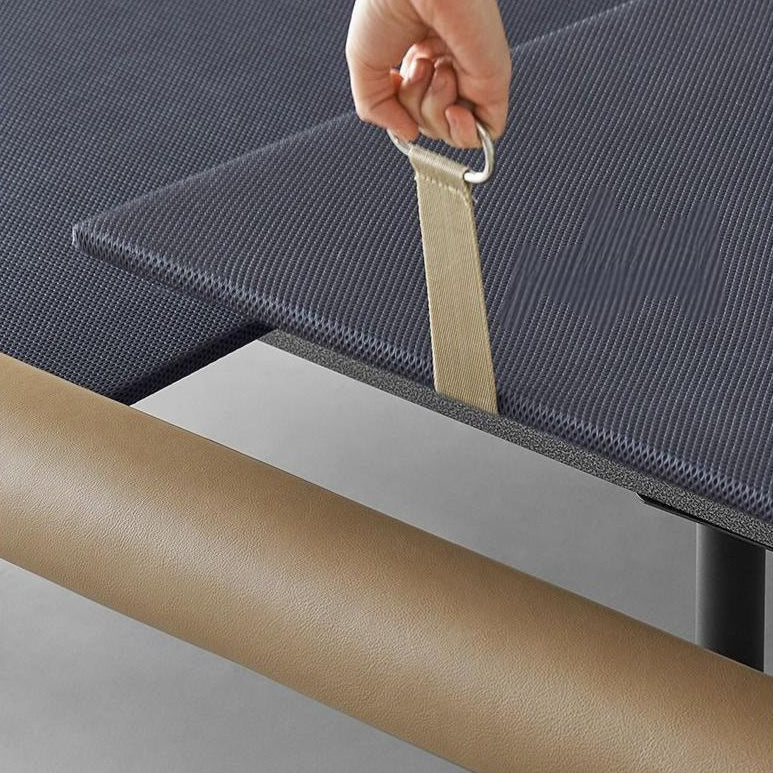 Lit en cuir Choco Swirl