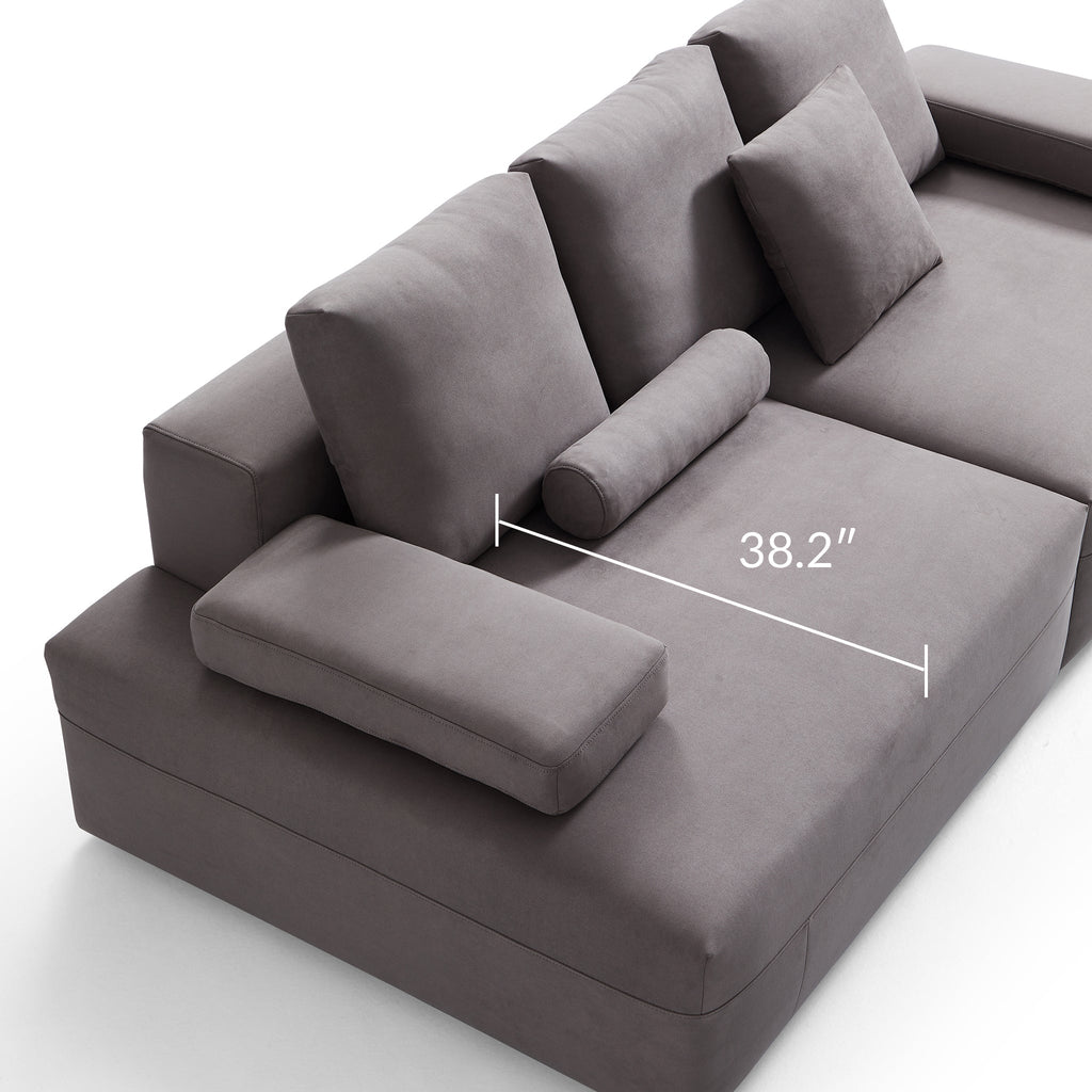 Composition Canapé Wabi-Sabi Gris