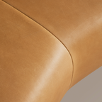 Canapé d'angle en cuir vintage Amber