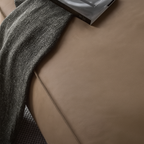 Canapé en cuir nubuck moderne Deacon