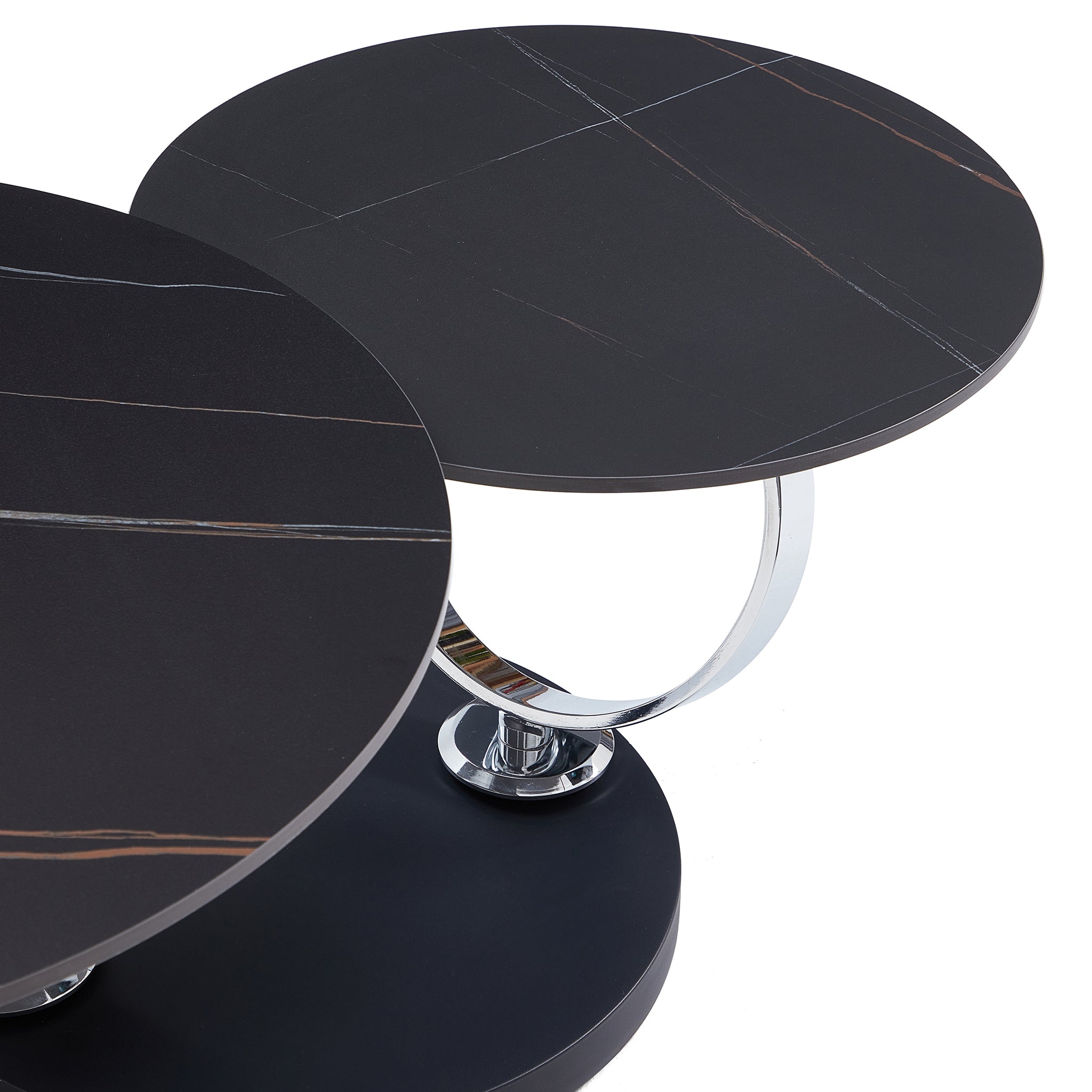 Table basse rotative moderne Satellite