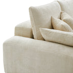 L'ensemble de canapés gris Empress