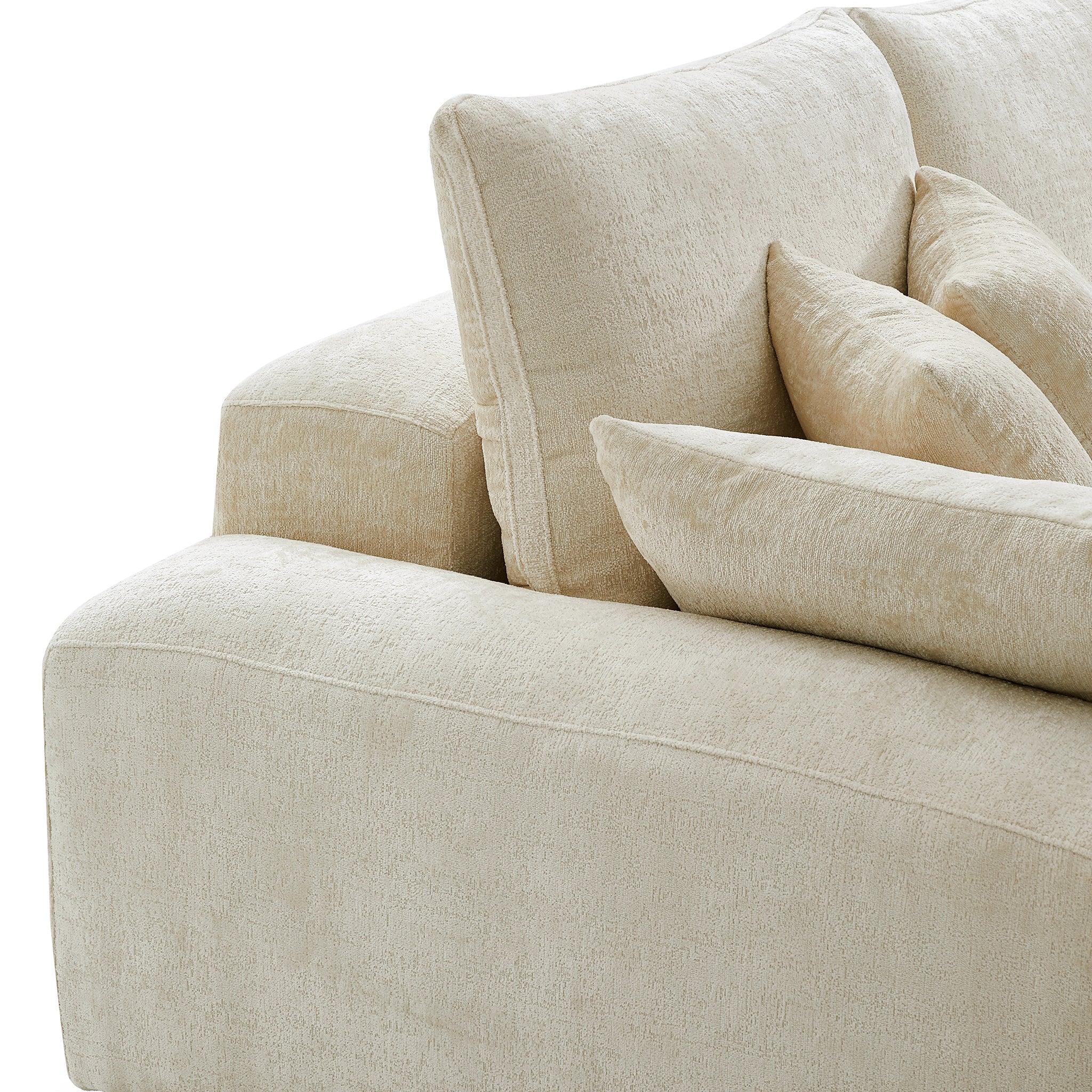 L'ensemble de canapés gris Empress