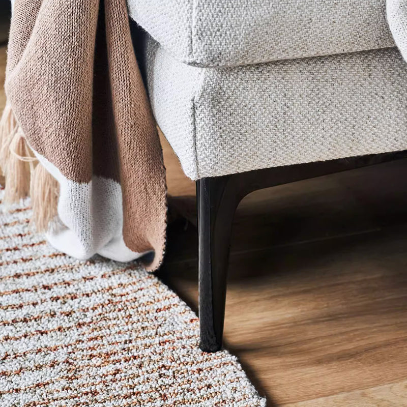 Canapé d'angle en tissu gris moderne Bel