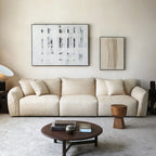 Canapé beige minimaliste Milano Moda