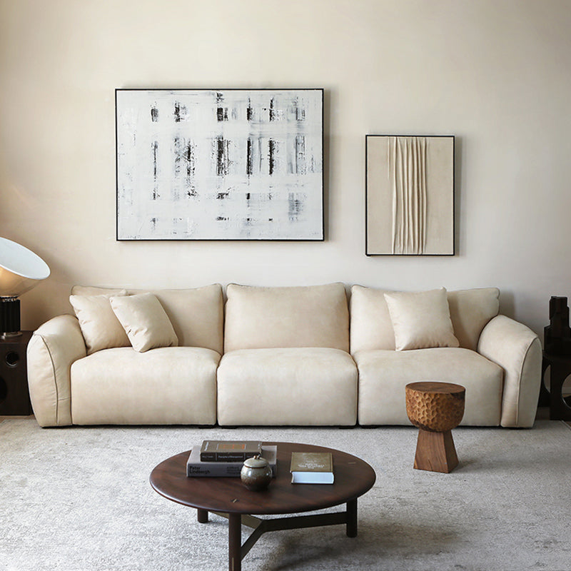 Canapé beige minimaliste Milano Moda