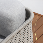 Ensemble de canapés d'extérieur en osier Laguna avec coussins