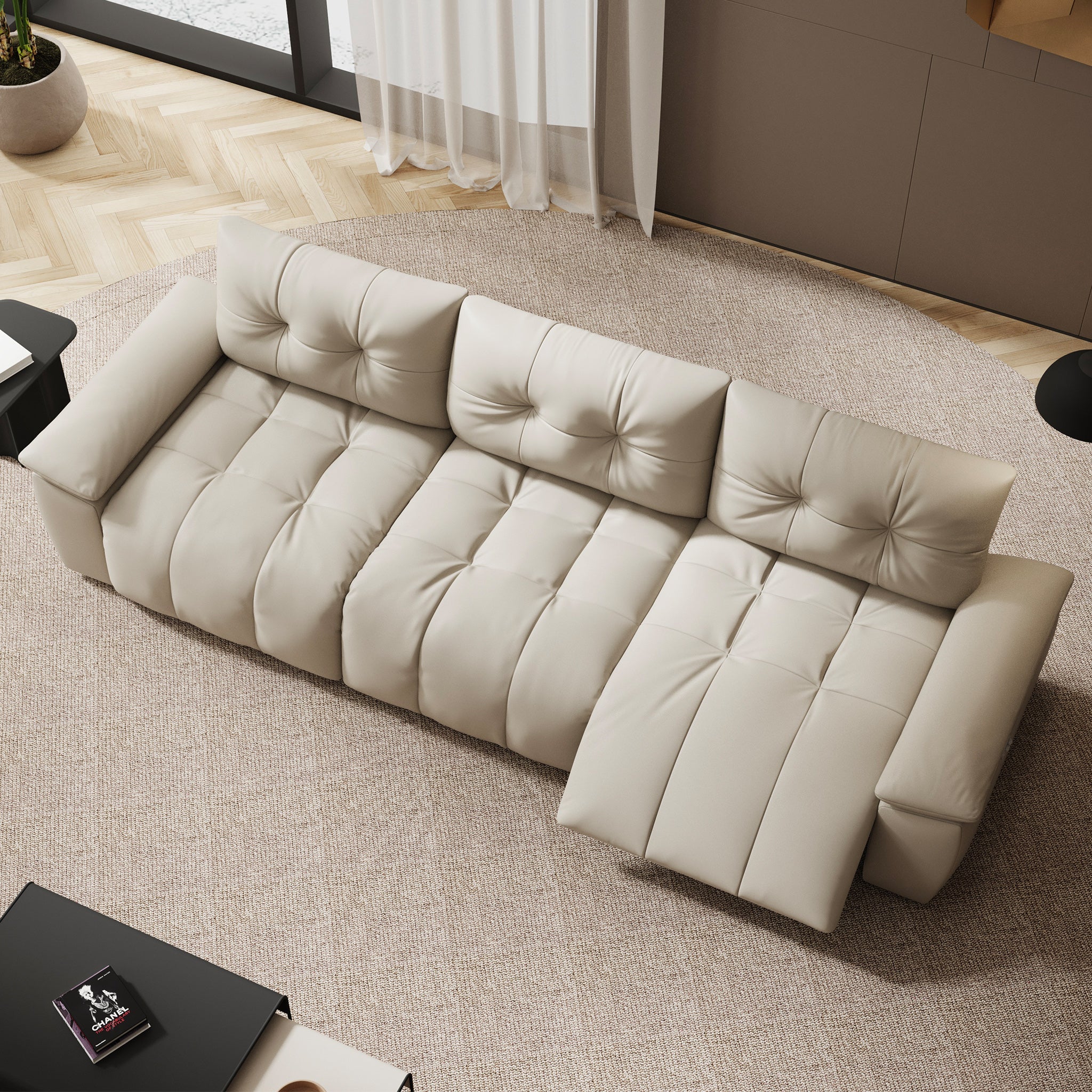 Canapé inclinable électrique Duval